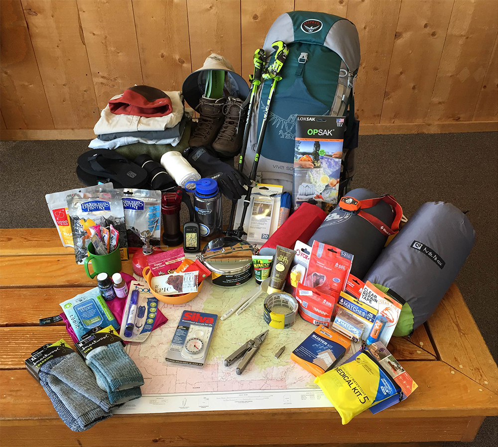 hiking kit
